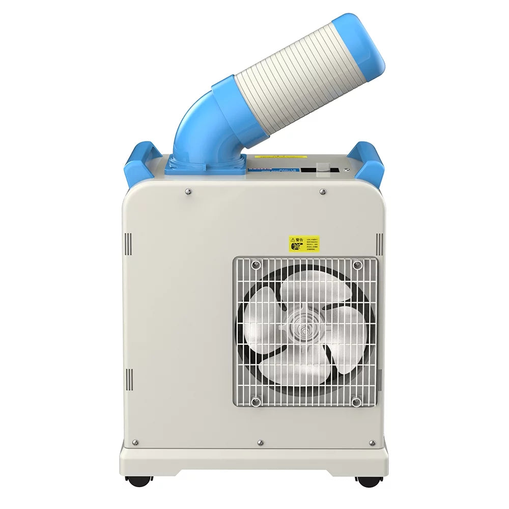 Amarite Portable Indoor Outdoor Air Conditioner/Spot Cooler Adjustable Air Flow, 360 Degree Wheels for Portability, Centrifugal Evaporator Fans, Hermetic Rotary Compressor