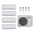 Daikin 34,000 Btu 20.2 Seer 4-Zone Mini Split Heat Pump System - 7K-9K-9K-9K - 5MXS48TVJU - CTXS07LVJU - (3) FTXS09LVJU