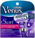 Gillette Womens Venus Swirl 4-Cartridges 6 Pack