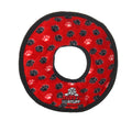 Tuffy Ultimate No Stuff Ring, Red Paw, Durable Squeaky Dog Toy