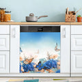 Hyjoy 23x26In Butterfly Dishwasher Magnet Cover Decorative Magnetic Door Cover Front Dishwasher Cover Decoration Kitchen Magnetic Panel Sticker for Kitchen