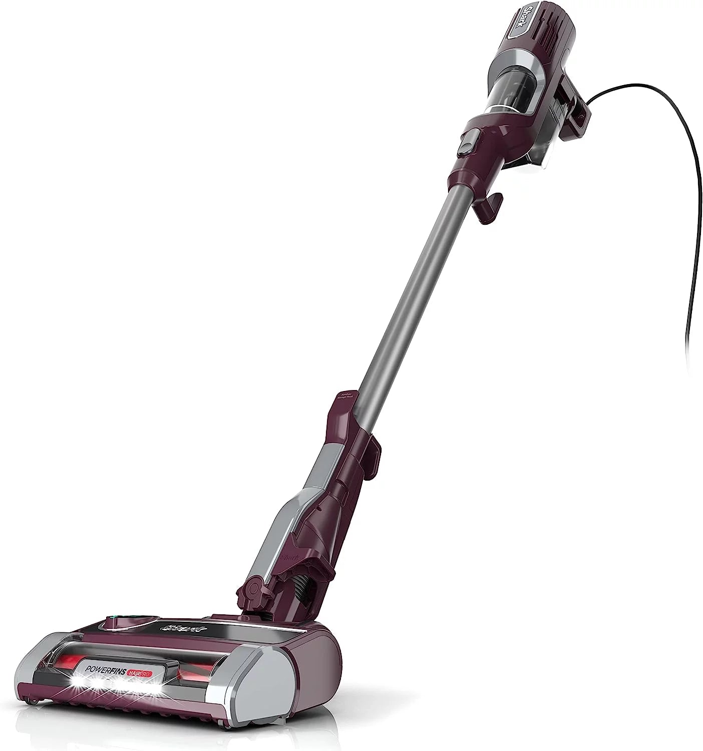 Restored Shark HZ702 Ultralight PetPro Corded Stick Vacuum with PowerFins HairPro Odor Neutralizer Technology, Pine Green, 0.37 L Capacity Self Cleaning Brushroll & Odor Neutralizer Technology