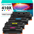 410X CF410X Toner Cartridge Black Compatible for HP 410X CF410X 410A CF410A Laserjet Pro MFP M477fnw M452dw M452nw M452dn M477fdn M477fdw M377dw Printer Ink (Black,Cyan,Magenta,Yellow| 4-Pack)