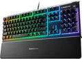 SteelSeries Apex 3 Wired Keyboard Black Certified Used