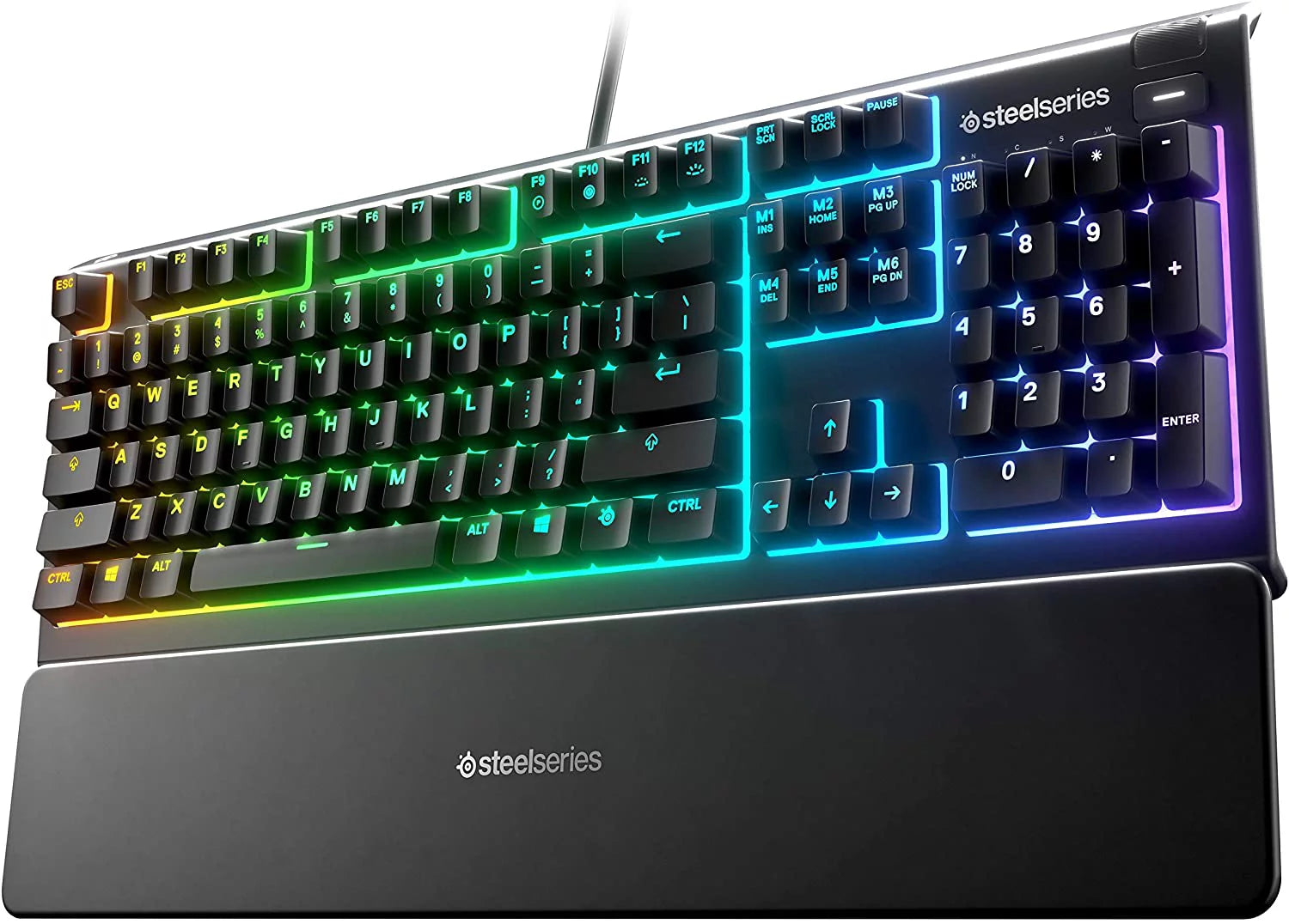 SteelSeries Apex 3 Wired Keyboard Black Certified Used