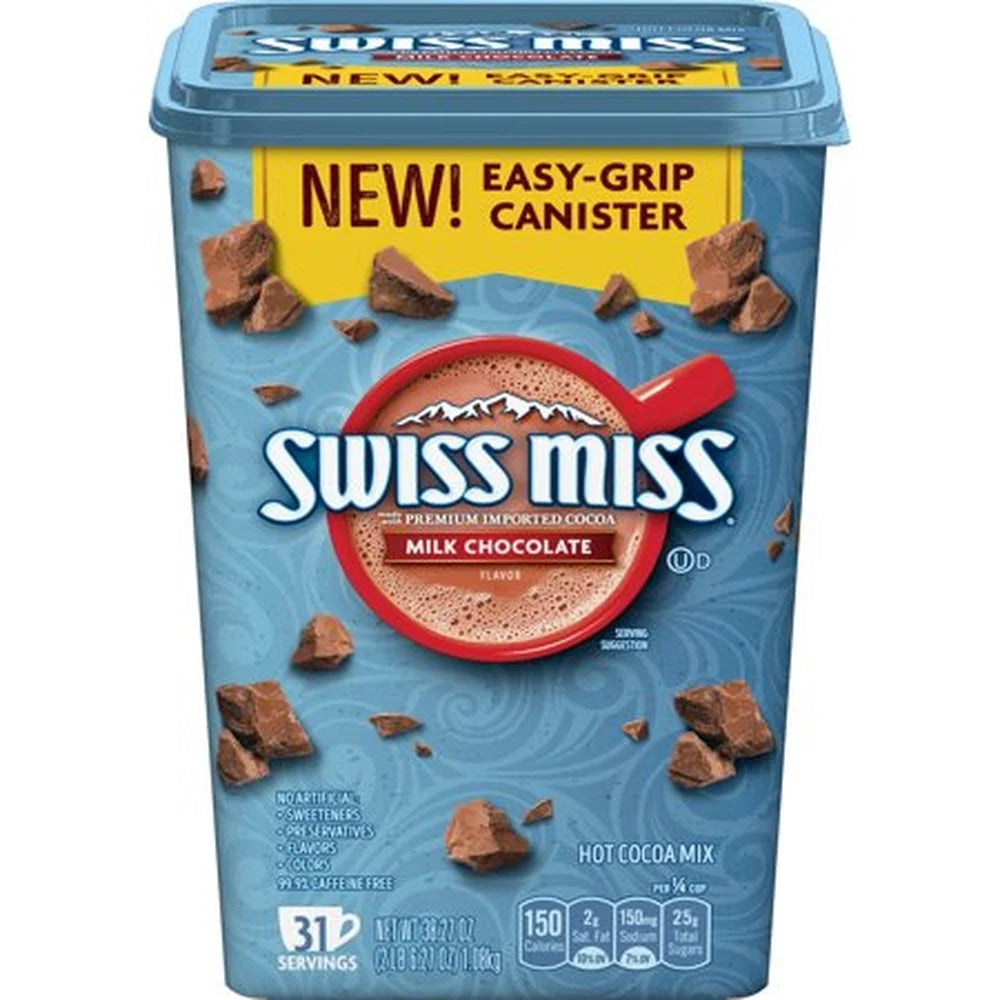 Swiss Miss Milk Chocolate Canister (Pack of 10)