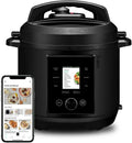 YINCHEN Smart Pressure Cooker 10 Cooking Functions & 18 Features, Built-in Scale, 1000+ Presets & Times & Temps w/App for 600+ Foolproof Guided Recipes, Rice & Slow Electric MultiCooker, 6 Qt