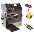 INTBUYING Electric Sugarcane Juicer Sweet Sorghum Kumquat Citrus Ginger Extractor 3 Rollers 2 Knives