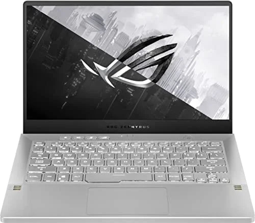 Asus ROG Zephyrus G14 Ultra Slim Gaming Laptop, 14'' 120Hz QHD Display(2560x1440) ,AMD Ryzen 9 5900HS ,NVIDIA GeForce RTX 3060,24GB RAM, 1TB PCIe SSD, Fingerprint Reader, Windows 10, Moonlight White