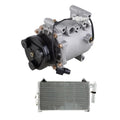 For Mitsubishi Outlander 2004-2006 AC Compressor w/ A/C Condenser & Drier - Buyautoparts