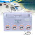 ANQIDI 12V Air Conditioner Evaporator Kit Universal Evaporator Unit Assembly for Car Truck RV Air Conditioner Cooling