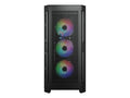 Cougar Duoface Pro RGB - Mid tower - extended ATX - windowed side panel (tempered glass) - no power supply - black - USB/Audio