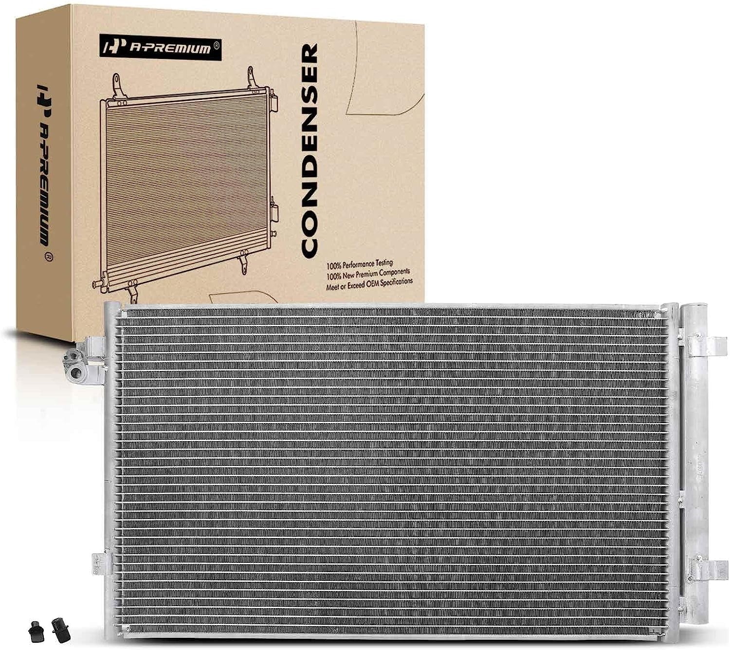 A-Premium Air Conditioning A/C Condenser Compatible with BMW 7-Series 750i 750Li 2016-2019, 750i xDrive, 750Li xDrive, M760i xDrive 2017-2021, Replace# 30078