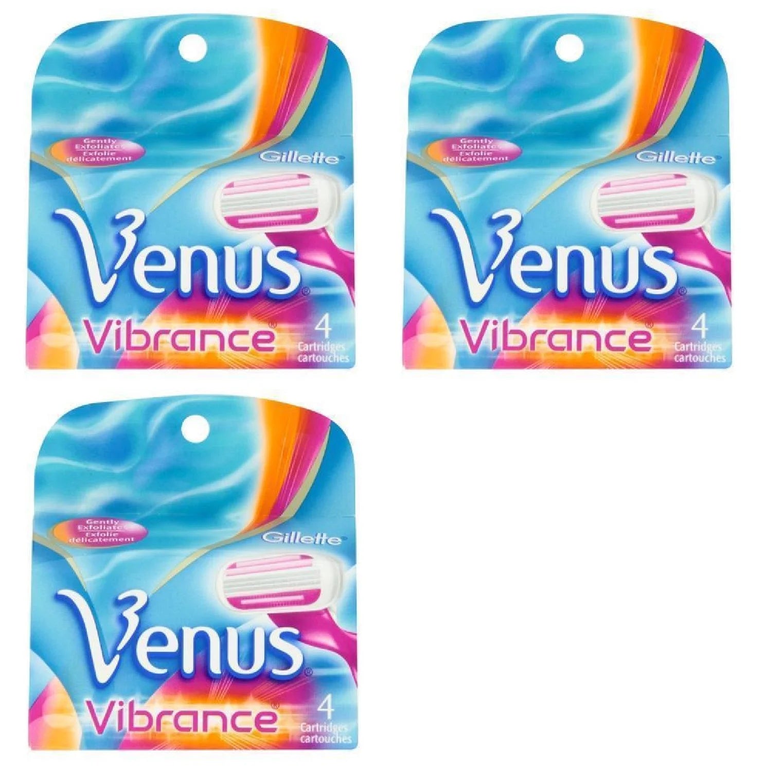 Gillette Venus Vibrance Refill Blade Cartridges, 12 Count