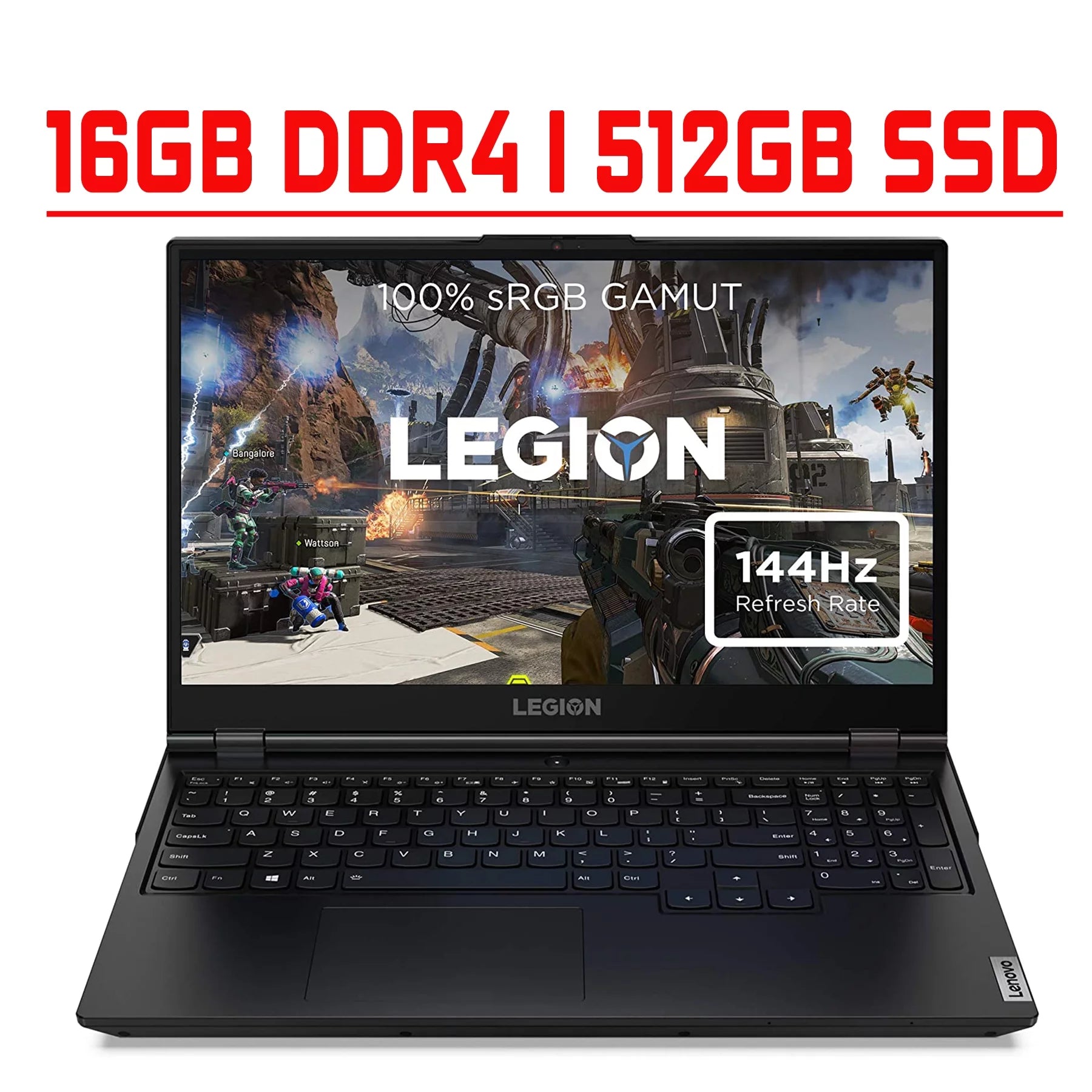 Lenovo Legion 5 Premium Gaming Laptop 15.6 FHD IPS 240Hz Display (100% sRGB) Intel 6-Core i7-10750H 16GB DDR4 512GB SSD GeForce RTX 2060 6GB Backlit Keyboard USB-C HDMI Wifi6 Dolby Win10