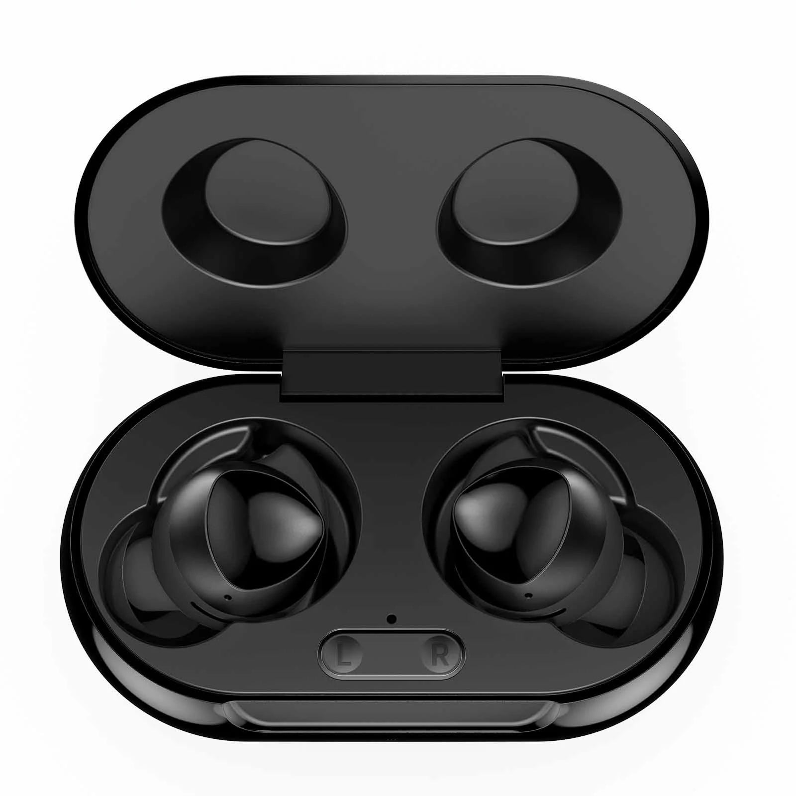 UrbanX Street Buds Plus True Bluetooth Wireless Earbuds For LG W30 Pro With Active Noise Cancelling (Charging Case Included) Black