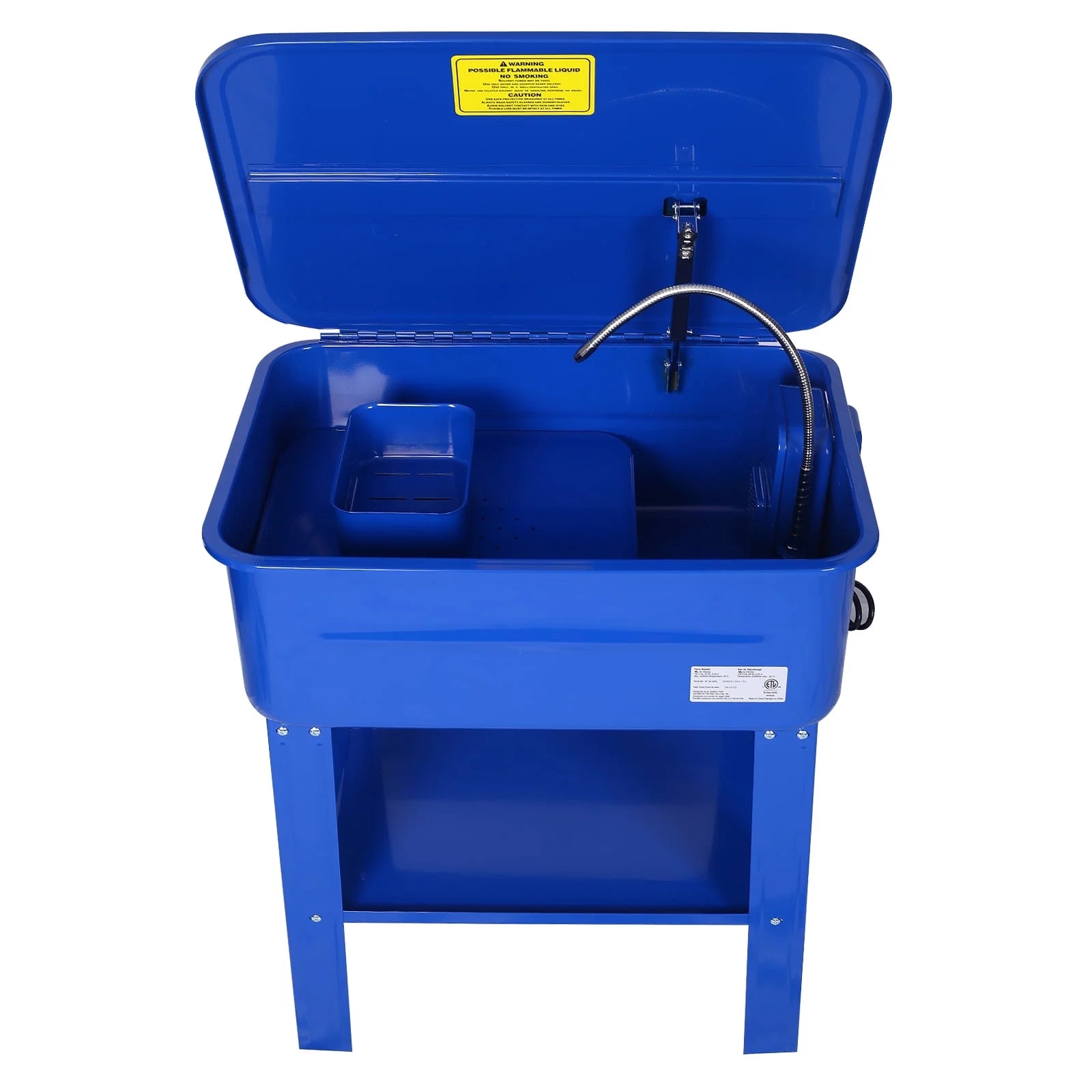 Heavy-Duty 20-Gallon Benchtop Parts Washer - Powerful 110V Pump - Rust-Resistant Coating - Trusted Brand - Easy to Use & Clean