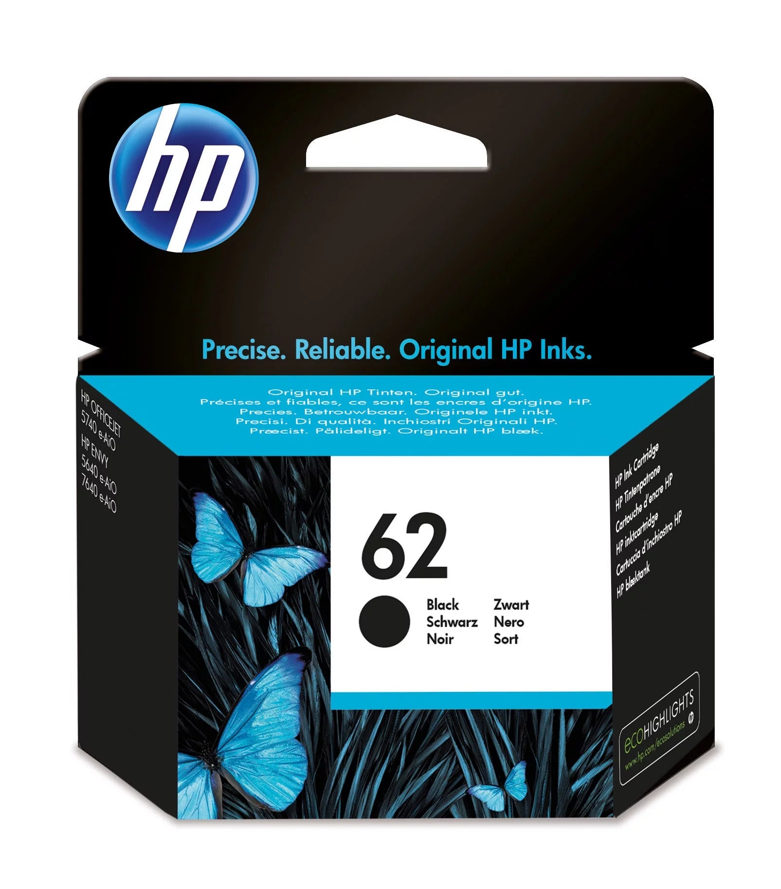 HP Ink No 62 HP62 HP 62 Black