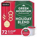Green Mountain Coffee Roasters Holiday Blend, Single-Serve Keurig K-Cup Pods, Medium Roast Coffee, 72 Count