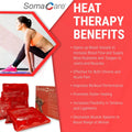 SomaCare Sport & Back Hot Pack - Pain Relief, Reusable for Neck, Shoulders & Joint Pain, Ease to Use, Click to Activate, Advanced Hot Therapy - Muscle Recovery, for Knee, Cramps, Post & Pre Workout