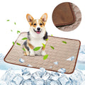 PUMYPOREITY Dog Cooling Mat, Washable Pet Summer Sleeping Cooling Pad, Pet Cooling Pad, Breathable Cooling Mat for Small Medium Pet