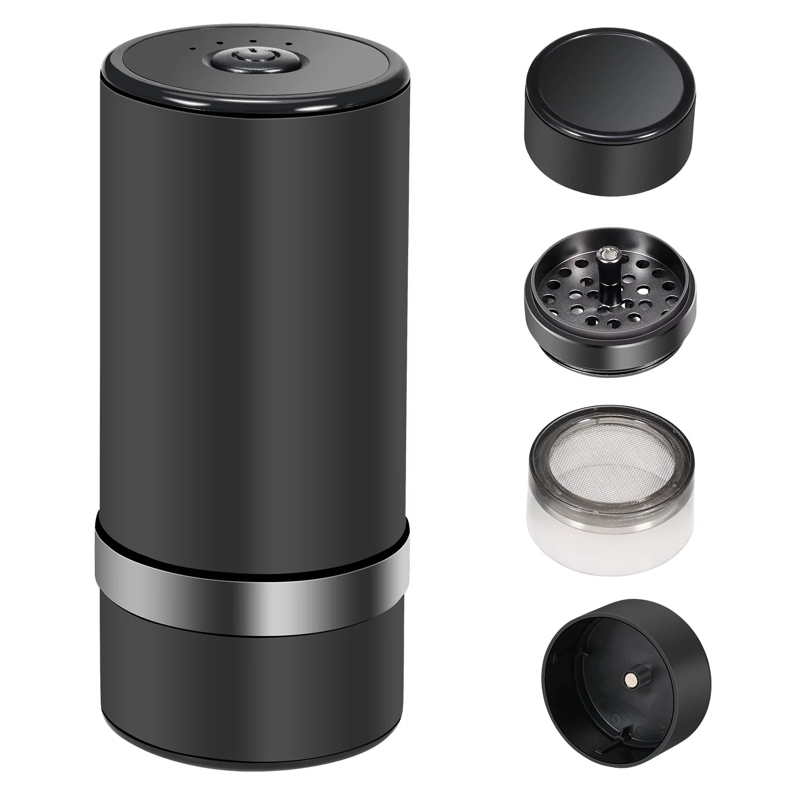 Gecheer Electric Grinder USB Rechargeable Large Capacity Spice Grinder for Coffee Beans Nuts Seeds