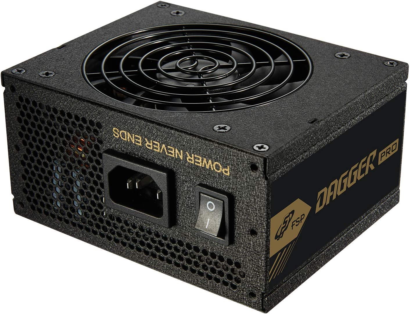 FSP Dagger Pro 850W Mini ITX Solution/SFX 12V / Micro ATX 80 Plus Gold Certified Full Modular VR / 4K Ready Gaming Power Supply (SDA2-850)