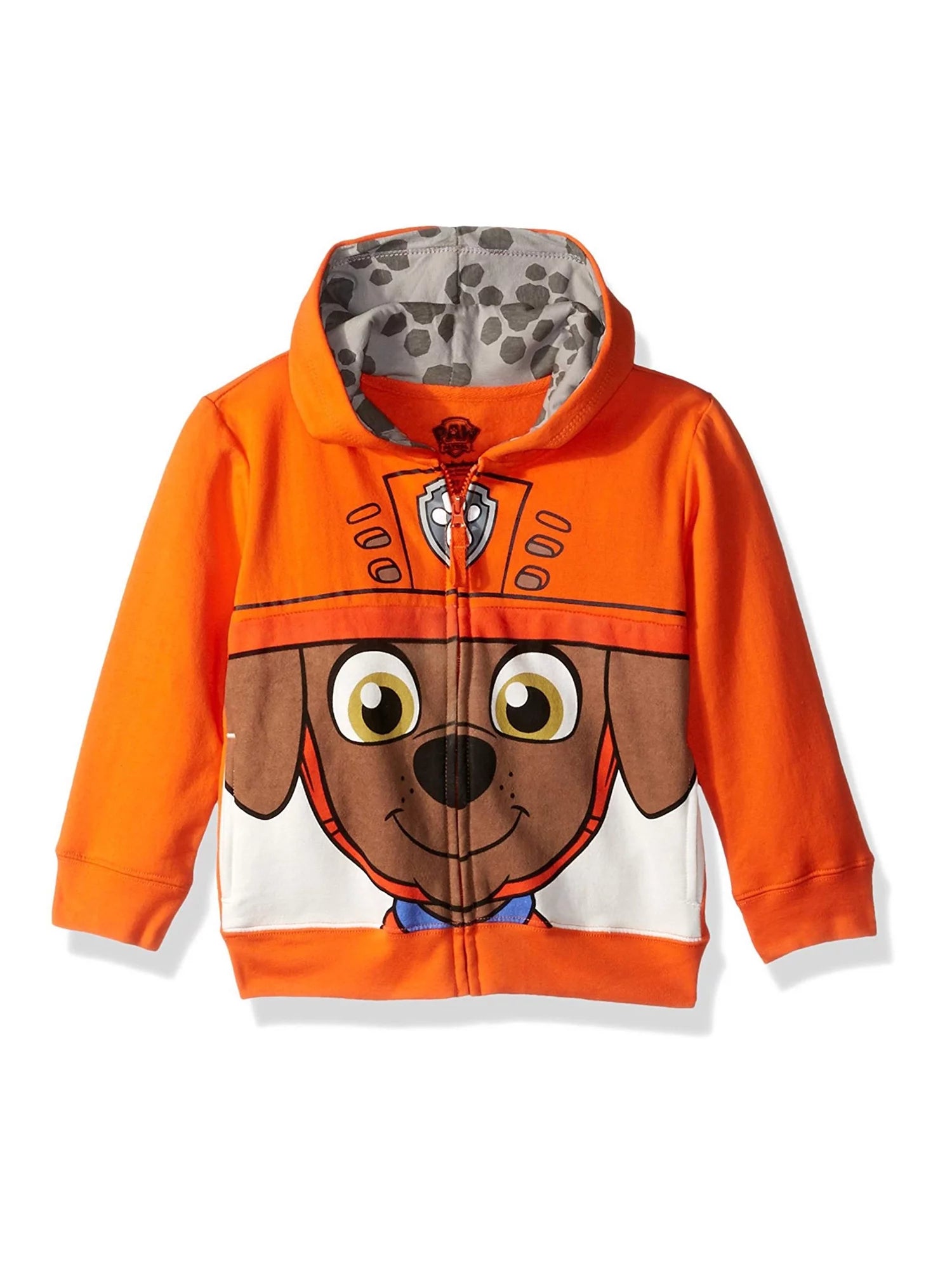 Paw Patrol Toddler Boy Big Face Zip-Up Hoodie Sweatshirt (2T-5T)