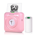 Irfora 2 All in One Thermal Printer, Wireless BT Picture Photo Label Memo Receipt Printer, USB Cable Included, for Android iOS Smartphone Windows