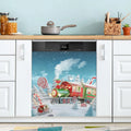 Coolnut Christmas Dishwasher Magnet Cover Decorative Magnetic Door Cover Front Dishwasher Cover Decoration Kitchen Magnetic Panel Sticker for Kitchen,23x26inch