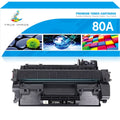 True Image 1-Pack Compatible Toner Cartridge for HP CF280A 80A LaserJet Pro M401a M401dn M401dw M401dne MFP M425dn M425dw Printer (Black)