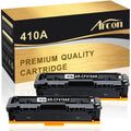 Arcon Compatible for HP 410A toner CF410A Color Pro MFP M477fnw M452dn Laser Printer Ink (Black, 2-Pack)
