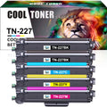 Cool Toner 5-Pack Compatible Toner Replacement for Brother TN227BK TN227C TN227M TN227Y HL-L3270CDW L3210CW L3230CDW L3290CDW, MFC-L3710CW L3750CDW L3770CDW 2x Black, Cyan, Magenta, Yellow