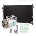 For Mitsubishi Outlander 2004 2005 2006 OEM AC Compressor w/ Condenser Drier - Buyautoparts