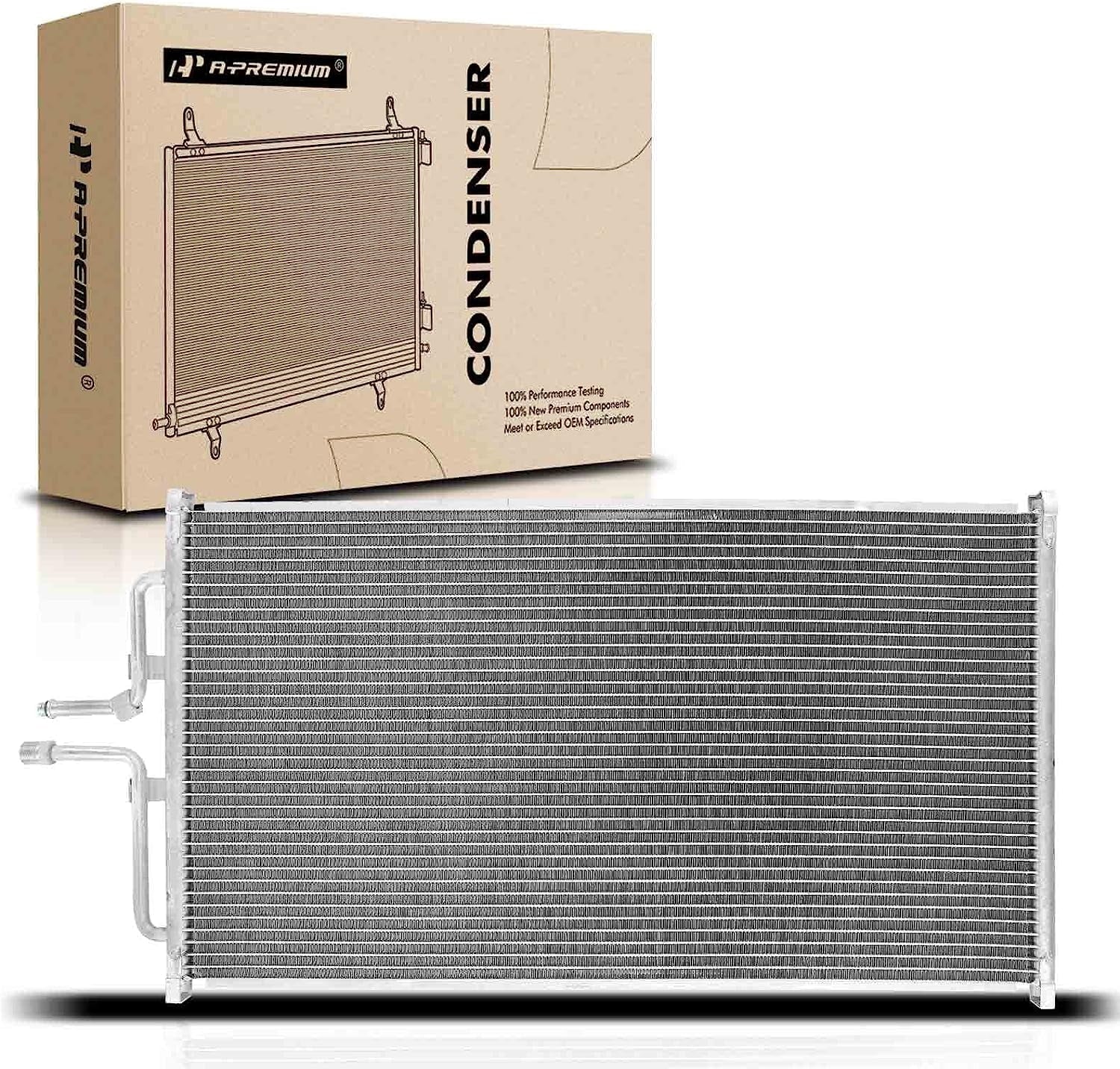 A-Premium Air Conditioning A/C Condenser Compatible with Chevrolet, GMC Models, C1500 C2500 C3500, K1500 K2500 K3500, 1988-1990