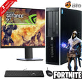 Restored Gaming HP 6300 SFF Computer Core i5, 8GB Ram, 1TB HDD, 240GB SSD, NVIDIA GT 1030, New 24 LCD, Bto Keyboard and Mouse, Wi-Fi, Win10 Home Desktop PC (Refurbished)