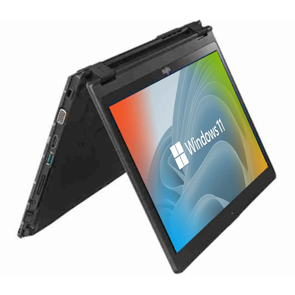Restored Fujitsu P728 Touchscreen 2 in 1 Laptop PC 12.5 Core i5 8GB RAM 128GB SSD Windows 11 (Refurbished)