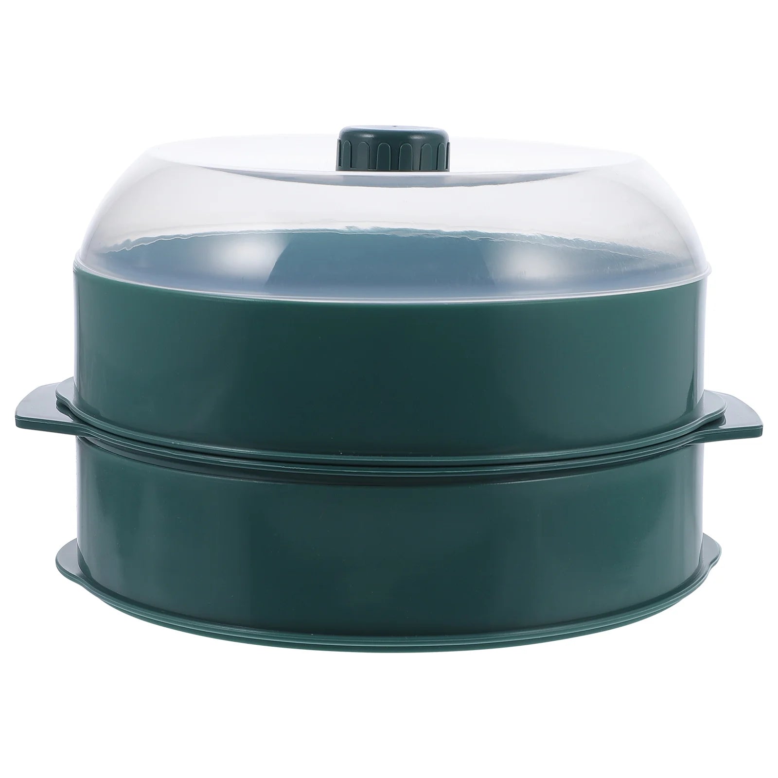 1pc Food Steamer Kitchen Microwave Oven Steamer Food Container Cookware