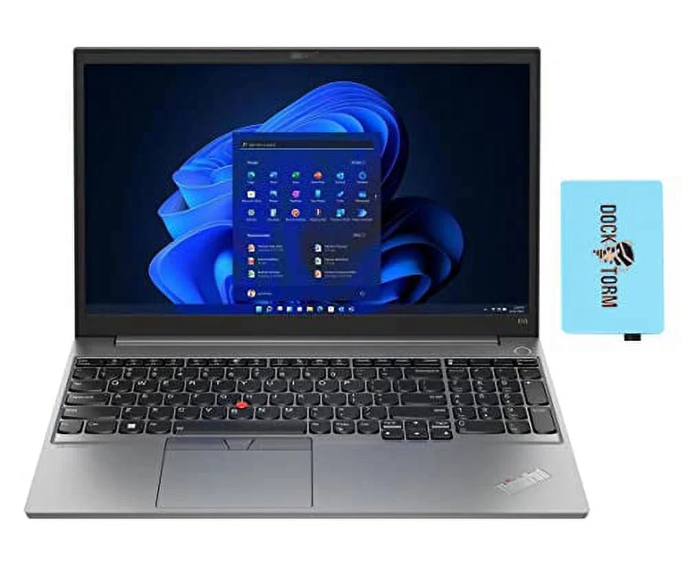 Lenovo 2022 Newest ThinkPad E15 Gen 2 15.6 60Hz Full HD IPS Laptop (Intel i5-1235U 10-Core, 24GB RAM, 1TB PCIe SSD, Intel UHD, WiFi 6, Bluetooth 5.2, HD Webcam, Win 10 Pro) with Hub
