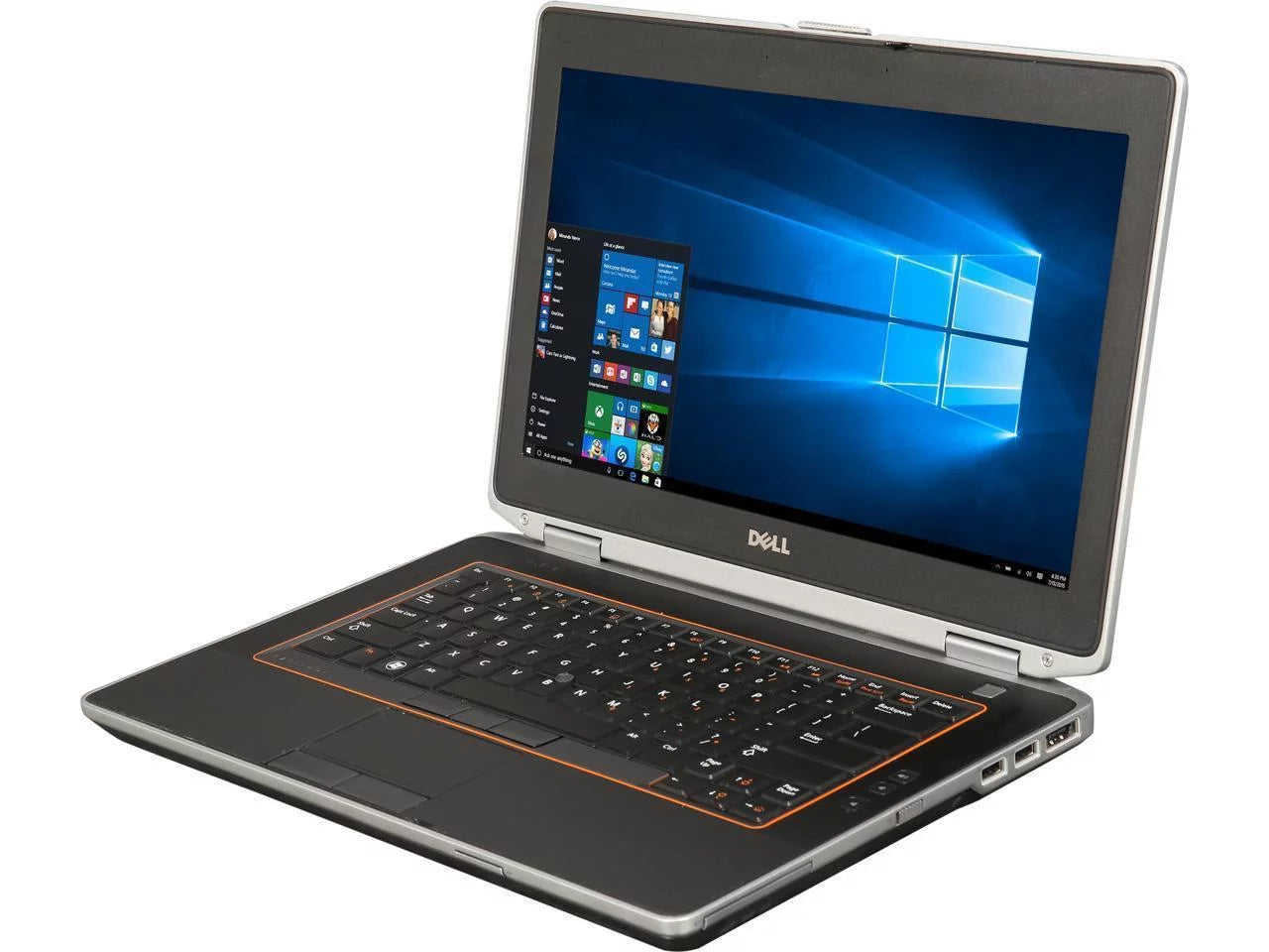 Used Dell Latitude E6430 14 LED Laptop Intel Core i5 2.60 GHz CPU 16 GB DDR3 RAM 256 GB SSD DVD-RW HDMI WiFi Webcam Windows 10 Pro