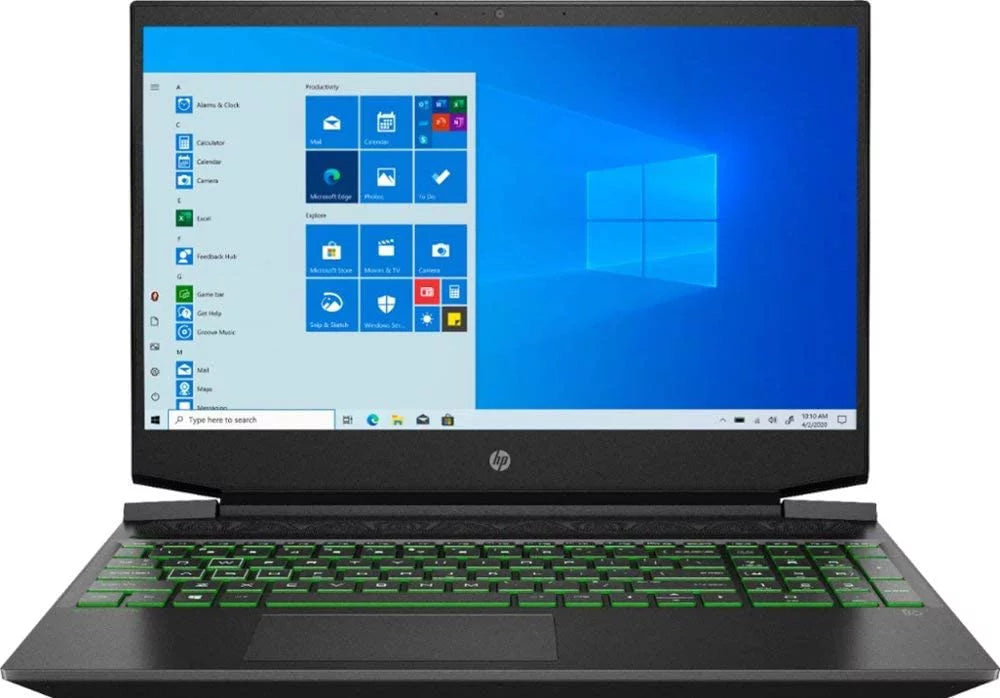 HP Pavilion 15.6 FHD Gaming Laptop, AMD&nbsp;Ryzen&nbsp;5-4600H, 8GB RAM, NVIDIA GeForce GTX 1650 4GB, 256GB SSD, Windows 10, Black, 15-EC1073DX