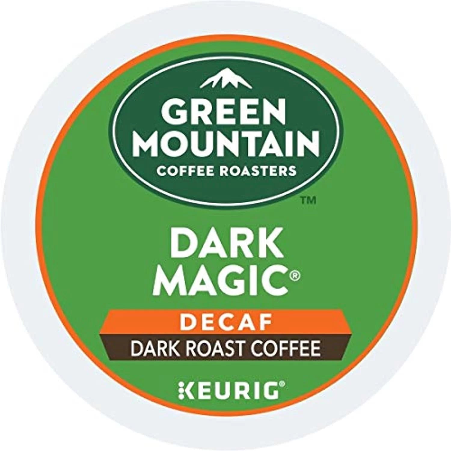 Green Mountain Coffee Roasters Dark Magic Decaf, Single-Serve Keurig K-Cup Pods, Dark Roast Coffee, 72 Count