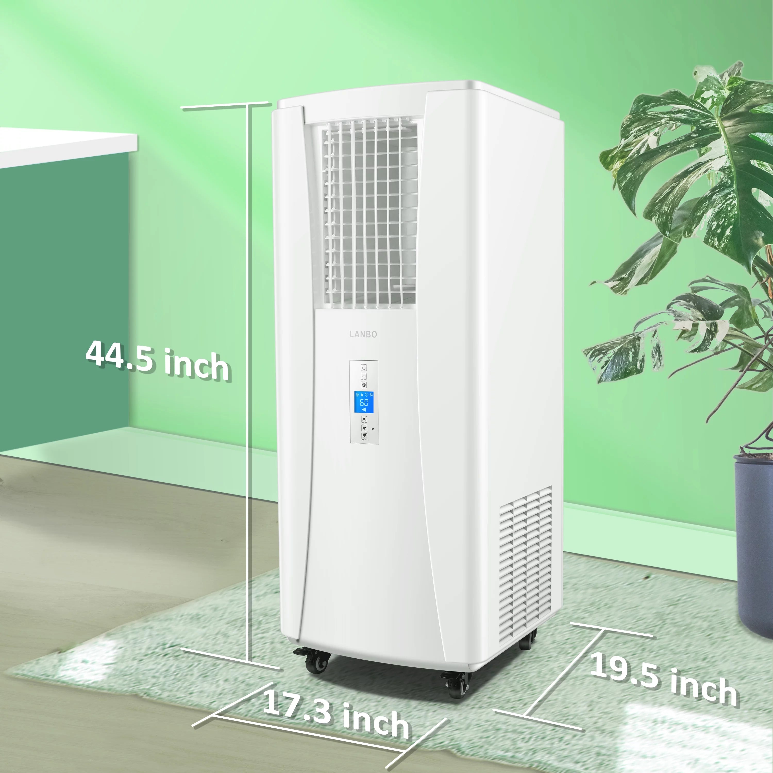 Lanbo LAC8000W-HT 8000 BTU Portable Air Conditioner for with Heater and Remote Included