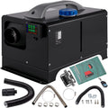 BENTISM Diesel Air Heater All in One 12V 8KW,Mini Diesel Parking with Black LCD Switch & Silencer & Remote Control,Fast Heating for Car Bus Truck Boat Trailer Motorhomes Engineering Vehicles(Black)