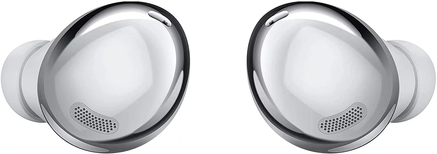 UrbanX Street Buds Pro Bluetooth Earbuds For LG Q9 True Wireless, Noise Cancelling, Charging Case, Quality Sound, Sweat Resistant, Silver White (US Version)