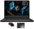 MSI GP66 Leopard Gaming & Entertainment Laptop (Intel i7-11800H 8-Core, 32GB RAM, 512GB PCIe SSD, RTX 3080, 15.6 144Hz Full HD (1920x1080), WiFi, Win 11 Pro) with Clutch GM08, Pad