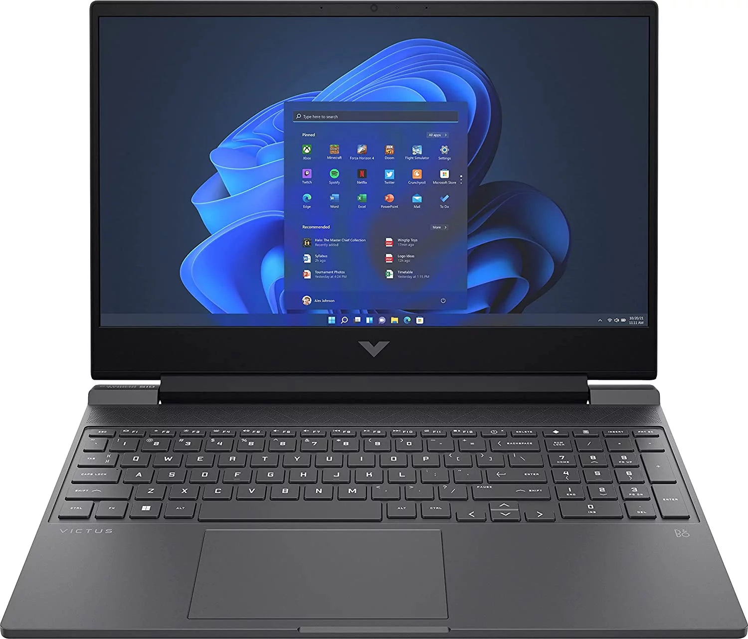 Restored HP Victus 15.6 Gaming Laptop - Intel Core i5-12450H - 8GB Memory - NVIDIA GeForce GTX 1650 - 512GB SSD - Mica Silver - Model 15-fa0031dx (Refurbished)