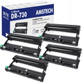 Amstech 4-Pack Compatible  Drum Unit for Brother DR-730 DR730 DR 730 HL-L2350DW L2370DW L2390DW L2395DW DCP-L2550DW MFC-L2710DW Printer Black
