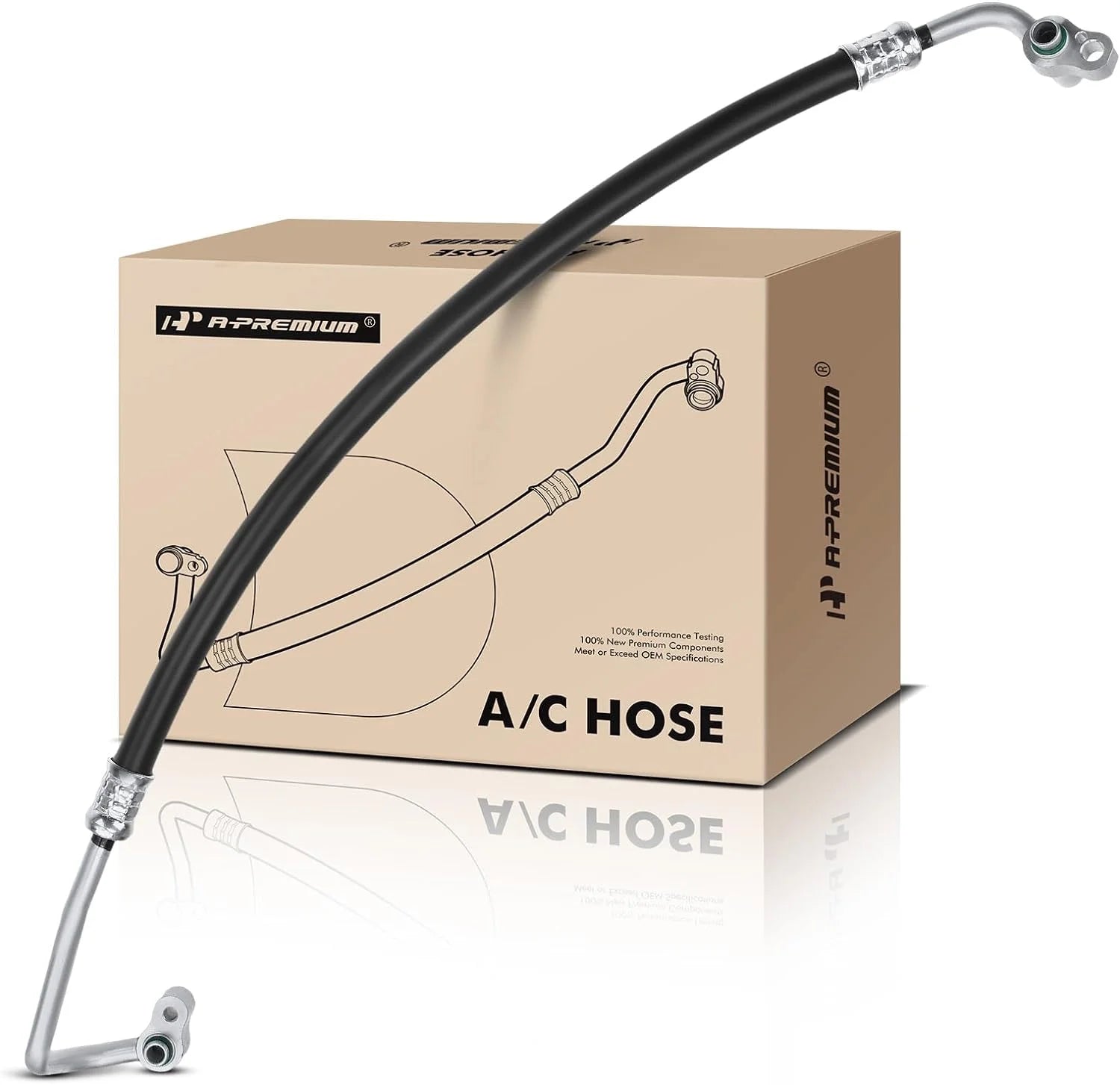 A-Premium A/C Discharge Hose Compatible with Mitsubishi Galant 2004-2012 L4 2.4L SOHC High Pressure Compressor to Condenser