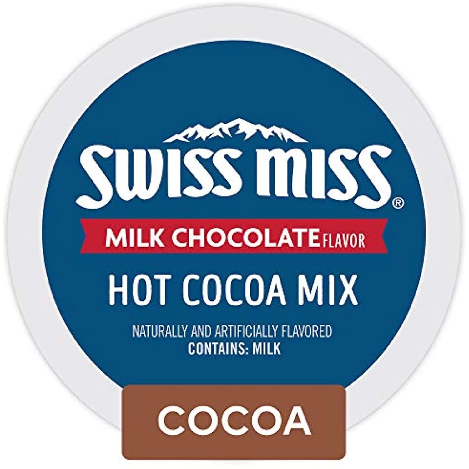 Swiss Miss Milk Chocolate Hot Cocoa Keurig Single-Serve K-Cup Pods, 12 Count